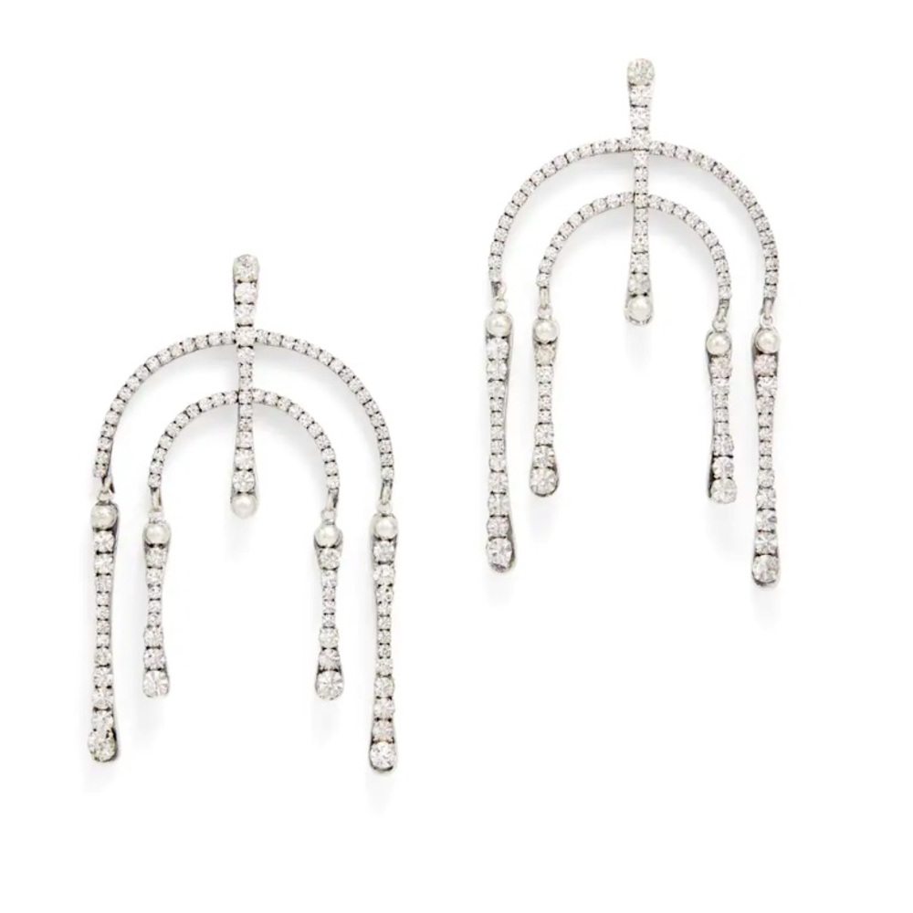 Crystal kamil earrings by Dannijo